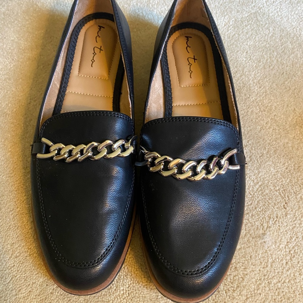 Me Too Briggs Chain Link Black Loafer
